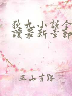 狄九小说全文阅读最新章节更新