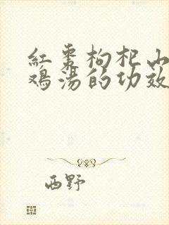 红枣枸杞山药乌鸡汤的功效与作用