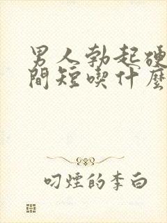 男人勃起硬度时间短吃什么药