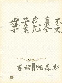 嫂子我真不是傻子叶凡全文免费阅读