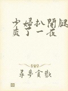 少妇扒开腿让我爽了一夜