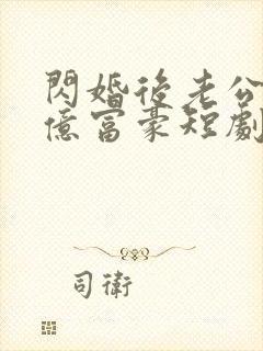 闪婚后老公是千亿富豪短剧