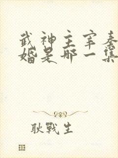 武神主宰秦尘抢婚是哪一集