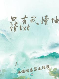 只有我懂他的柔情txt