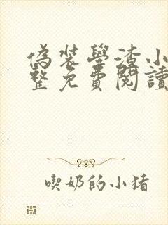 伪装学渣小说完整免费阅读