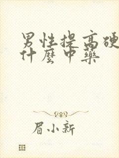 男性提高硬度吃什么中药