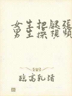 女生把腿张开让男生操视频