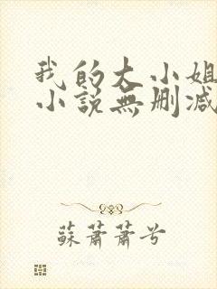我的大小姐老婆小说无删减在线阅读