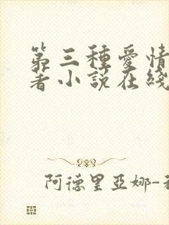 第三种爱情 原著小说在线阅读