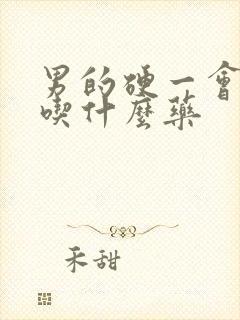 男的硬一会就软吃什么药