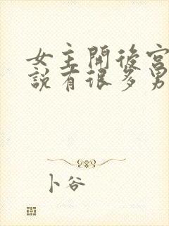 女主开后宫的小说有很多男主