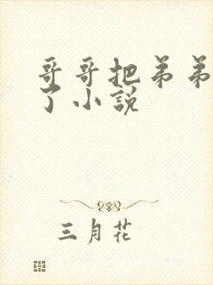 哥哥把弟弟惯坏了小说