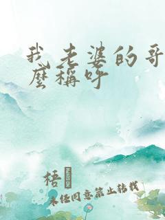 我老婆的哥哥怎么称呼