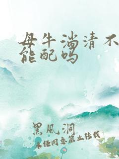母牛淌清不爬牛能配吗