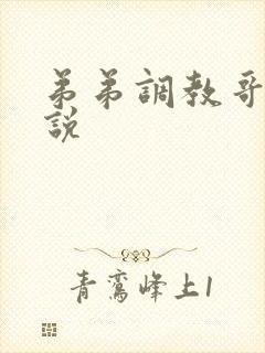 弟弟调教哥哥小说