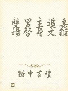 双男主追妻火葬场替身文推荐