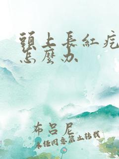 头上长红疙瘩痒怎么办