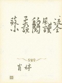 苏柔的风流人生小说阅读全文