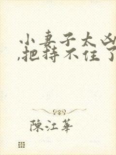 小妻子太凶陆爷,把持不住了免费阅读小说