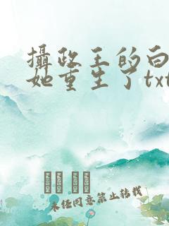 摄政王的白月光她重生了txt