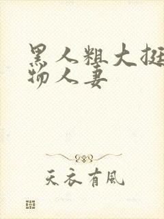 黑人粗大挺进尤物人妻