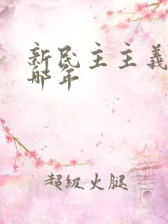 新民主主义革命哪年