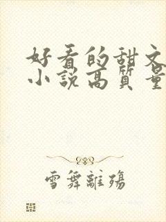 好看的甜文言情小说高质量文笔好