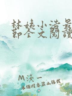 林姨小浩最新章节全文阅读