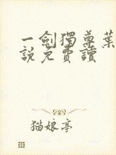 一剑独尊叶玄小说免费读