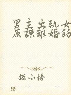 男主出轨女主不原谅离婚的小说