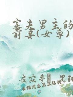 寡夫男主的早死前妻(女尊)