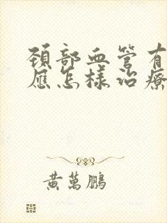 颈部血管有斑块应怎样治疗