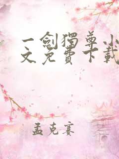 一剑独尊小说全文免费下载txt