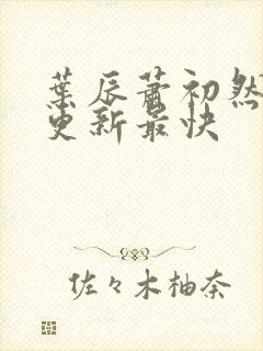 叶辰萧初然免费更新最快