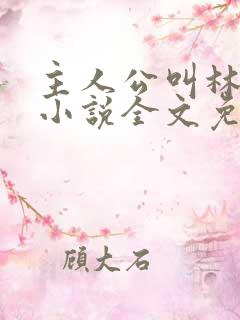 主人公叫林默的小说全文免费