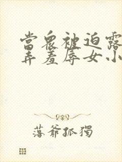 当众被迫露出玩弄羞辱女小说