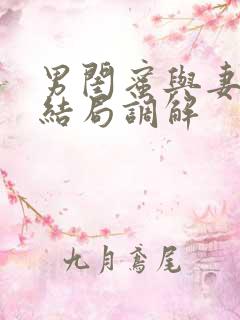 男闺蜜与妻子大结局调解