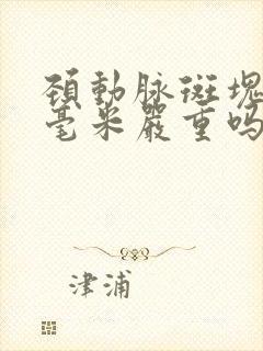 颈动脉斑块厚3毫米严重吗