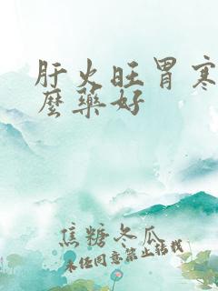 肝火旺胃寒吃什么药好