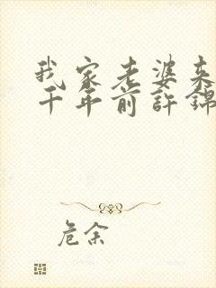 我家老婆来自一千年前许锦