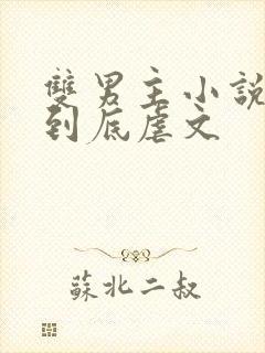 双男主小说一更到底虐文