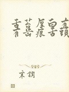 舌苔厚白有裂纹有齿痕舌头尖