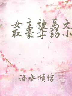 女主被马文才强取豪夺的小说