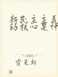 新民主主义革命的核心是什么