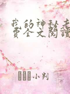 我的神秘老公免费全文阅读