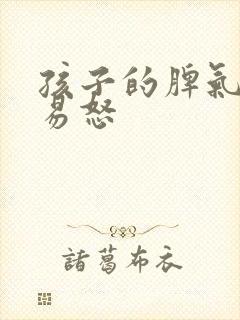 孩子的脾气暴躁易怒