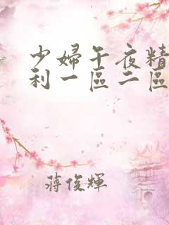 少妇午夜精品福利一区二区三区蜜桃