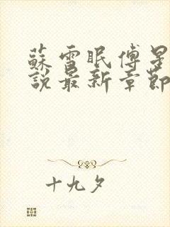 苏雪眠傅星澜小说最新章节免费阅读