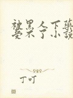 被黑人下药做得受不了小说