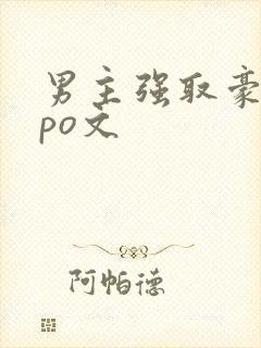 男主强取豪夺的po文